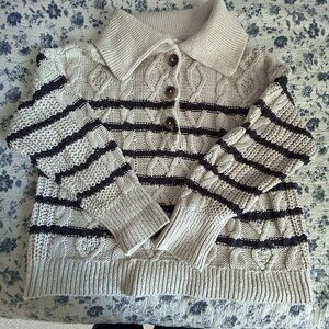 Garnet Hill Cotton Linen Sweater